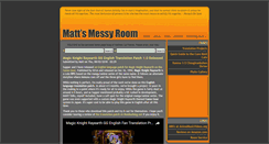 Desktop Screenshot of mattsmessyroom.com